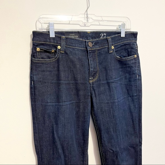 J Crew Dark Wash Matchstick Skinny Jeans Womens Size 27 Regular - Picture 3 of 10